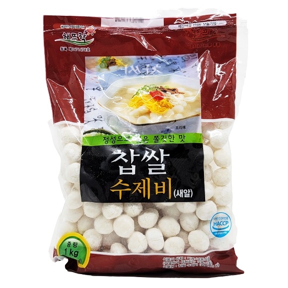해뜨락 냉동 찹쌀 수제비 새알 1kg